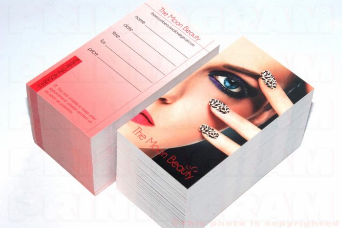 Business cards standard laminated appointment cards
