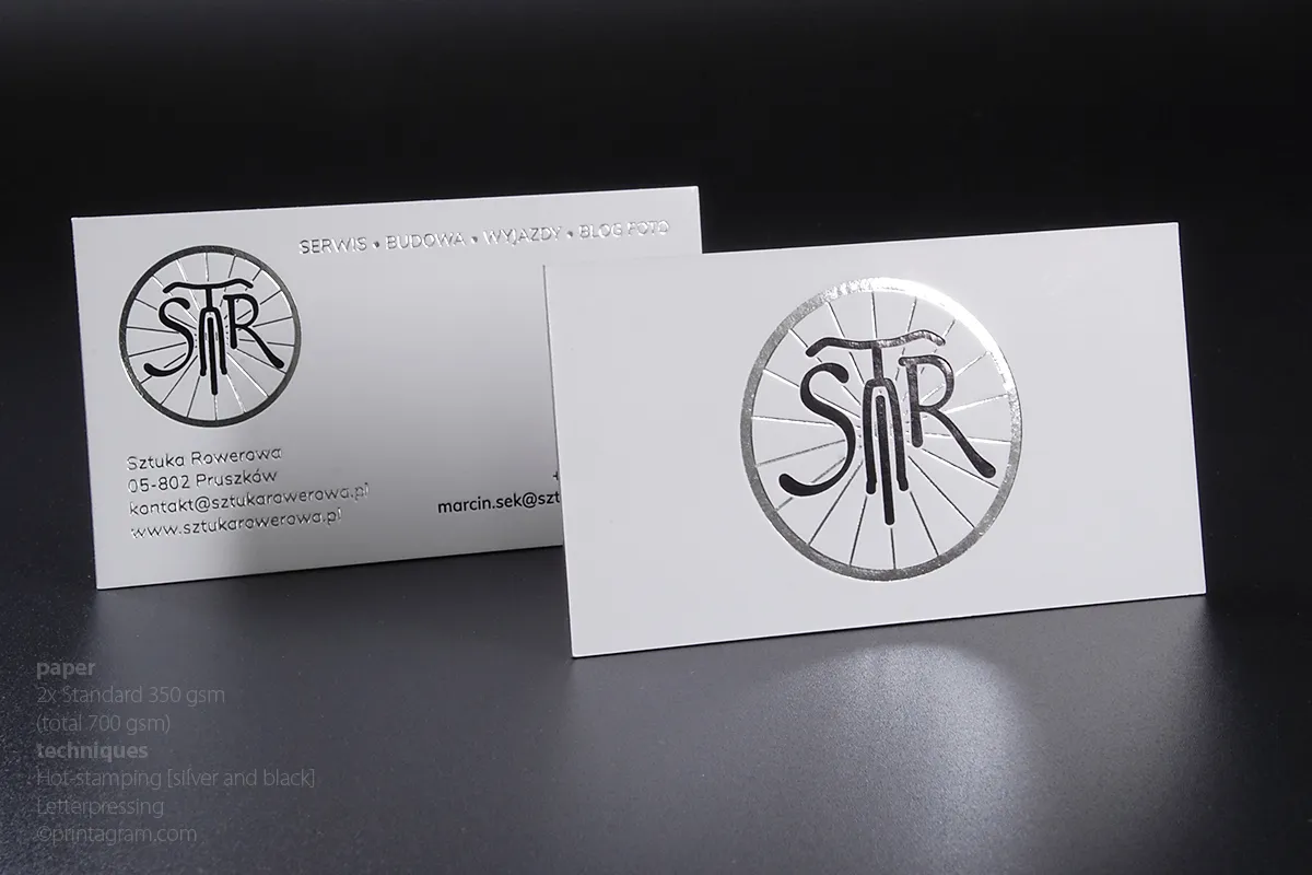 bicycle-shop-smooth-white-paper-black-and-silver-hot-stamping-businass-cards